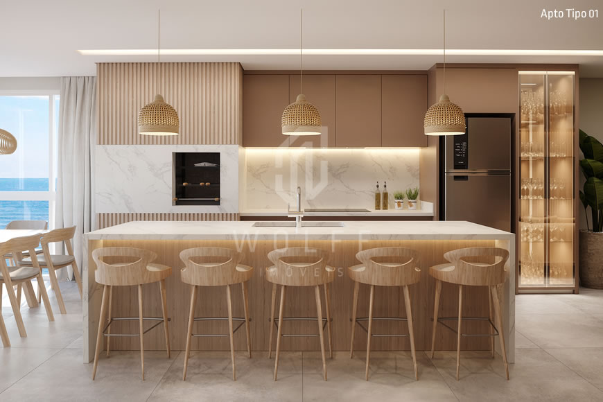 JD1000 - Apartamentos de Alto Padrão na Praia do Tabuleiro 