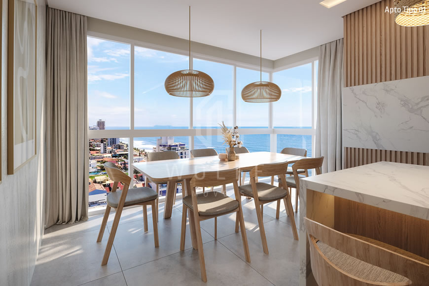 JD1000 - Apartamentos de Alto Padrão na Praia do Tabuleiro 