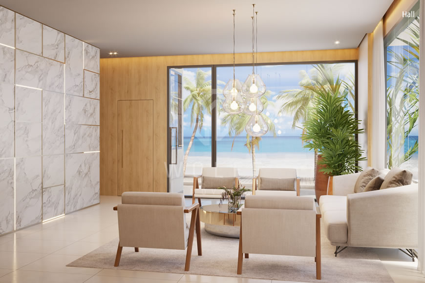 JD1013 - Apartamentos Frente Mar no Tabuleiro