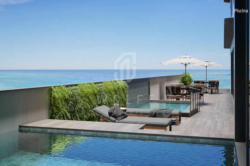 JD1013 - Apartamentos Frente Mar no Tabuleiro