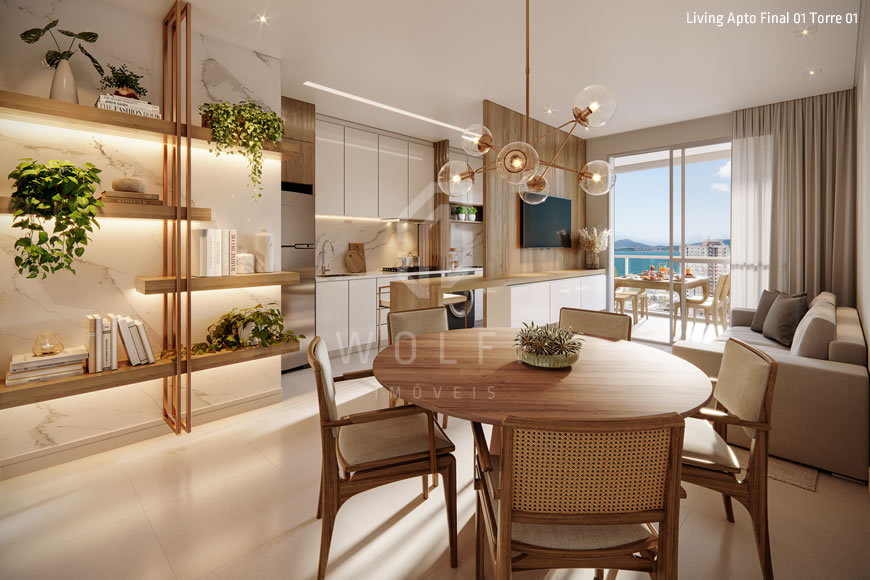 JD1016 - Apartamentos com lazer completo próximo do mar