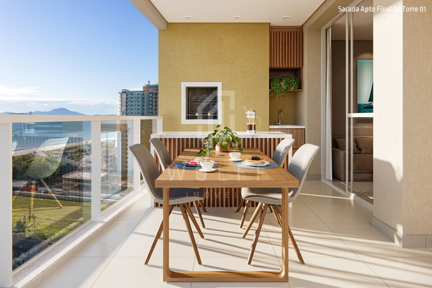 JD1016 - Apartamentos com lazer completo próximo do mar