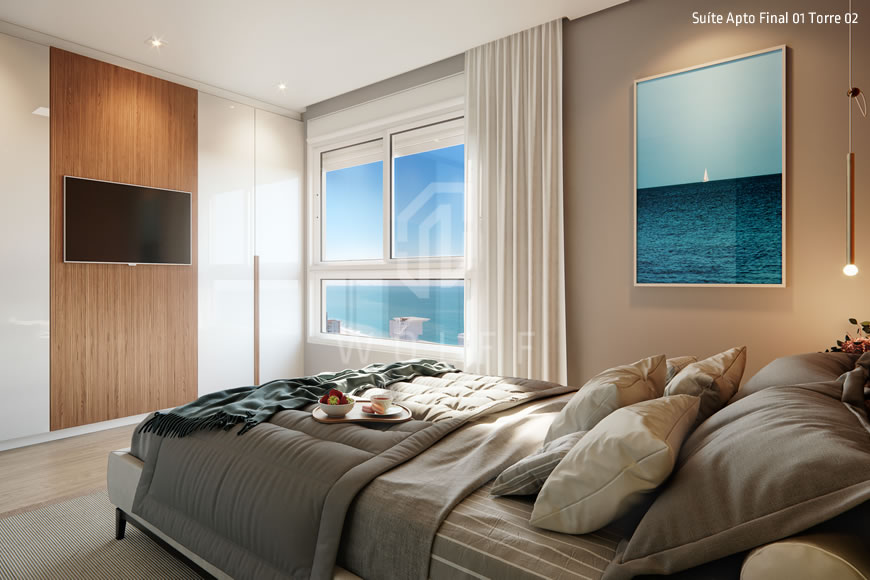 JD1016 - Apartamentos com lazer completo próximo do mar