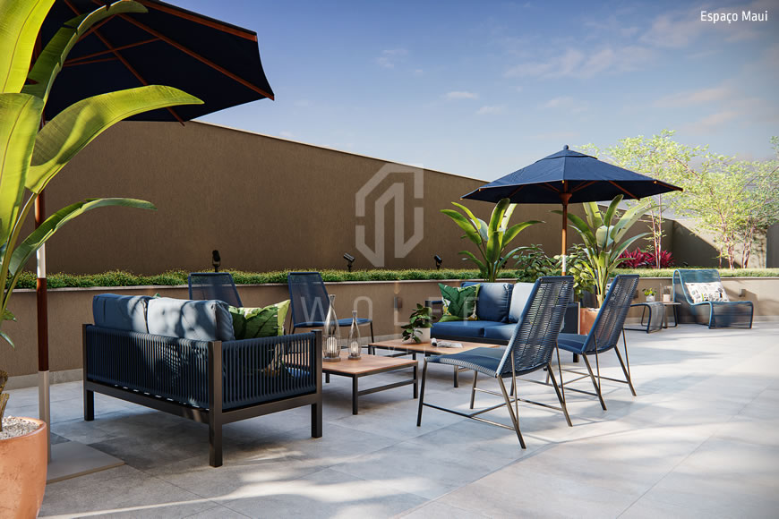 JD1016 - Maui - Apartamentos com lazer completo próximo do mar