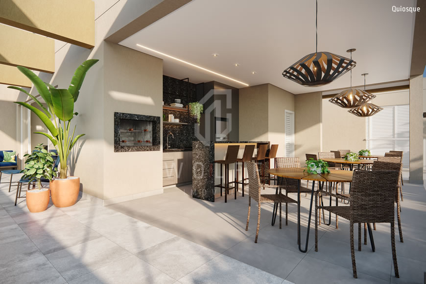 JD1016 - Maui - Apartamentos com lazer completo próximo do mar