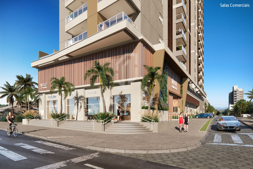 JD1016 - Maui - Apartamentos com lazer completo próximo do mar