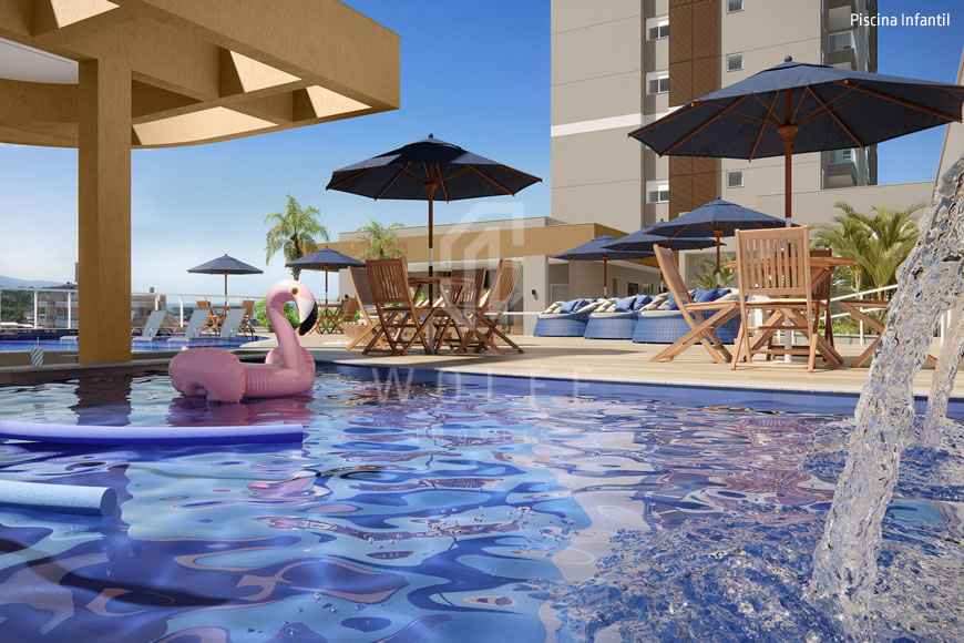 JD1016 - Maui - Apartamentos com lazer completo próximo do mar