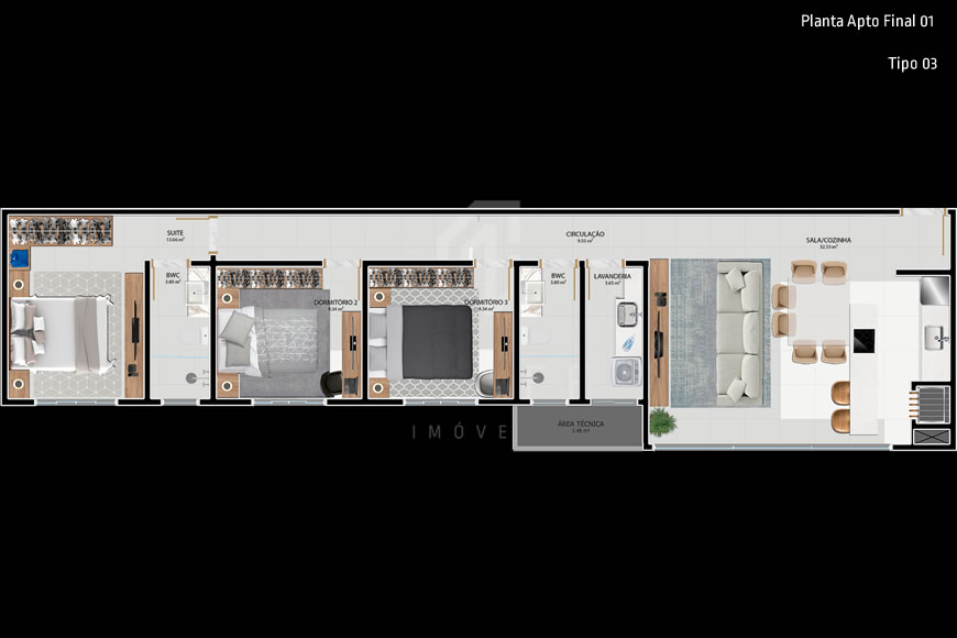 JD1020 - Apartamentos para quem busca Qualidade de Vida no Centro