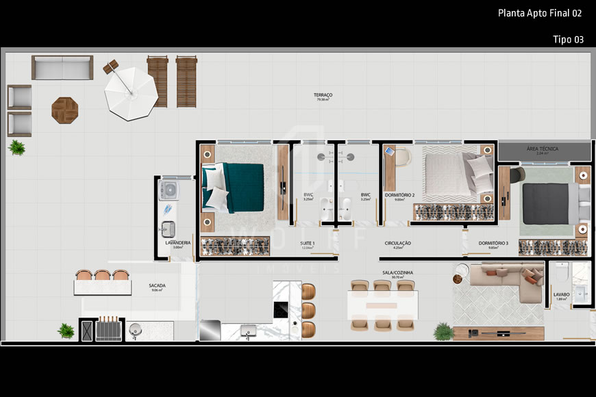 JD1020 - Apartamentos para quem busca Qualidade de Vida no Centro