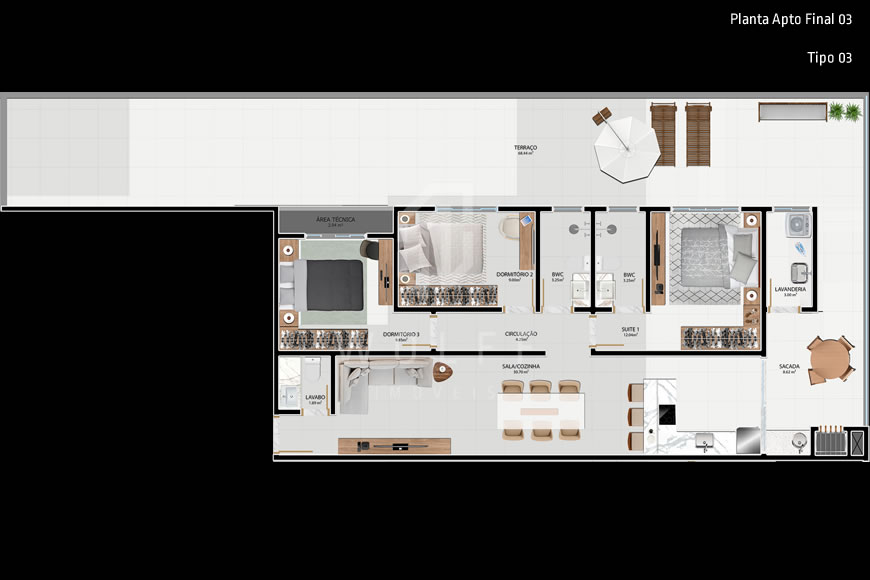 JD1020 - Apartamentos para quem busca Qualidade de Vida no Centro