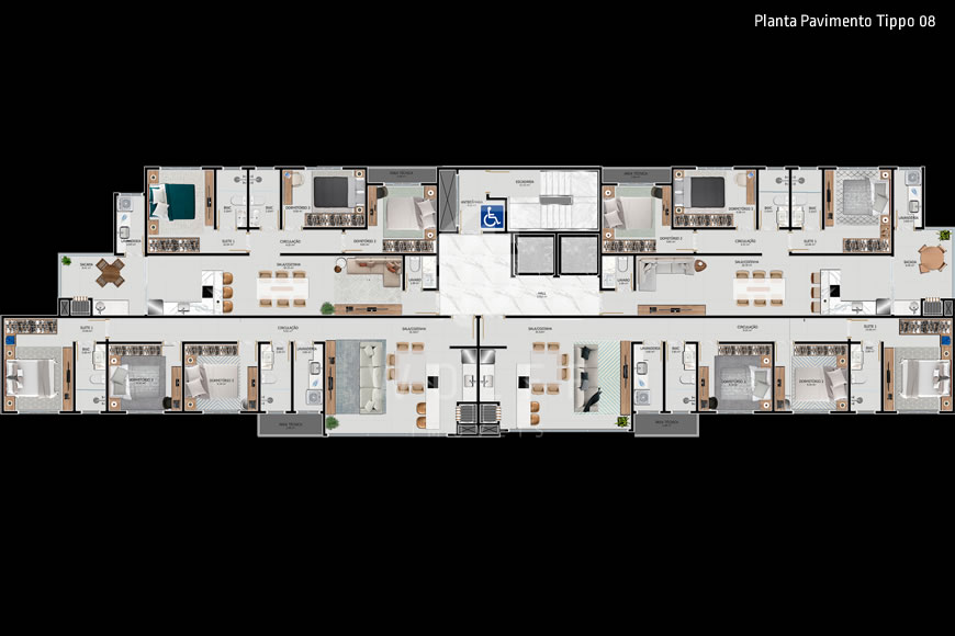 JD1020 - Apartamentos para quem busca Qualidade de Vida no Centro