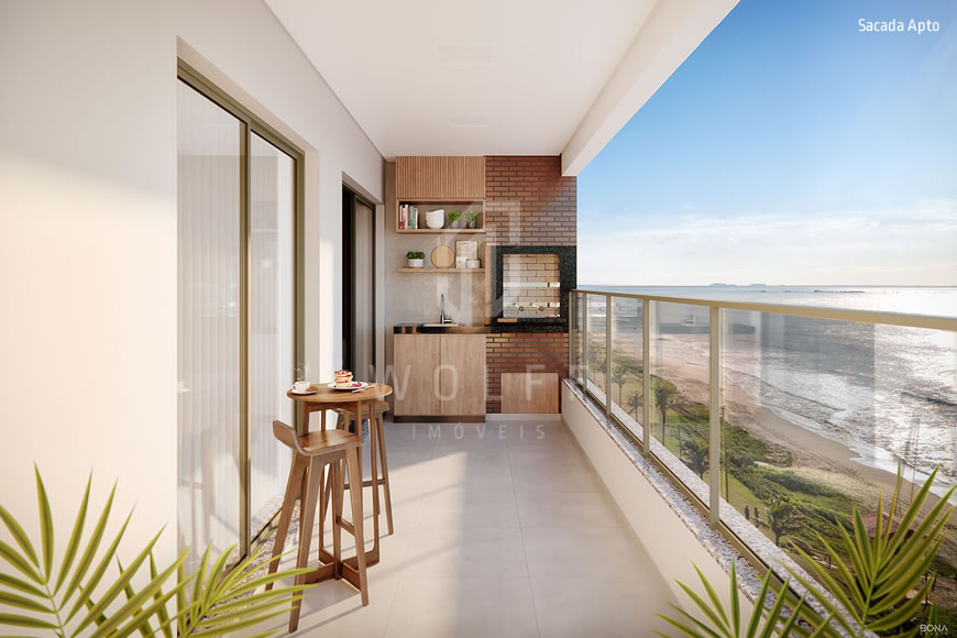 JD1028 - Apartamento Frente Mar no Tabuleiro