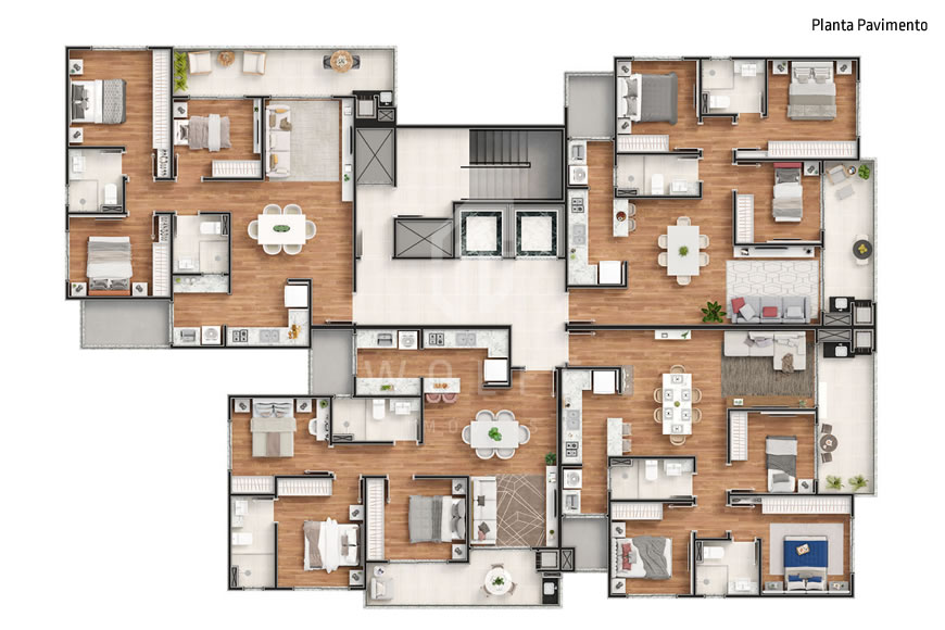 JD1028 - Apartamento Frente Mar no Tabuleiro