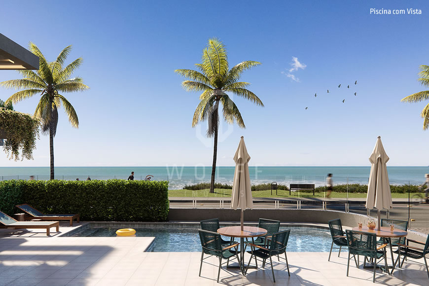 JD1028 - Apartamento Frente Mar no Tabuleiro