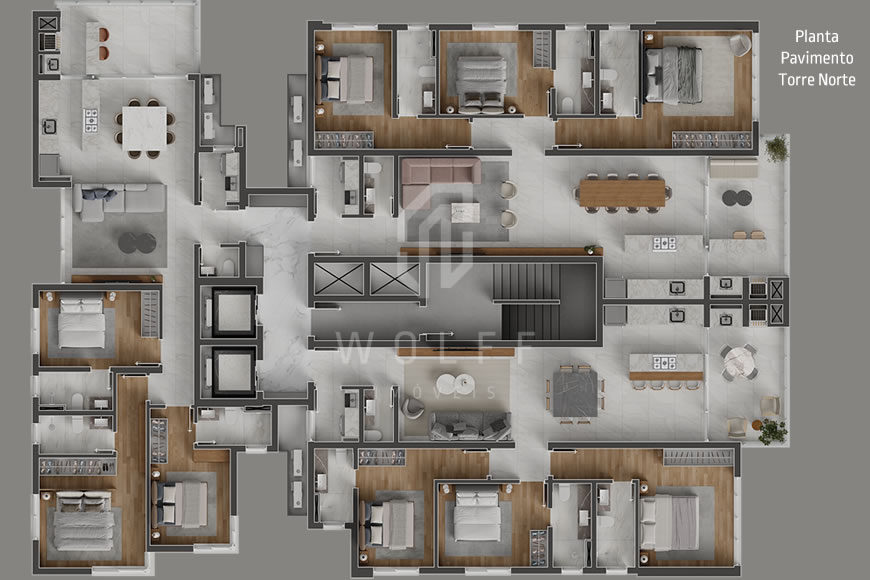 JD1042 - Apartamentos com Maravilhosa vista Mar 