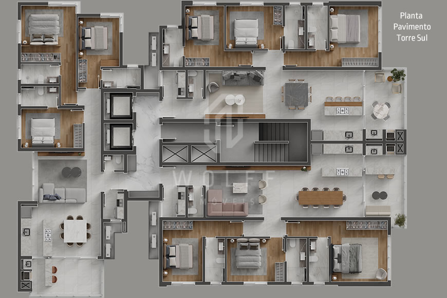 JD1042 - Apartamentos com Maravilhosa vista Mar 