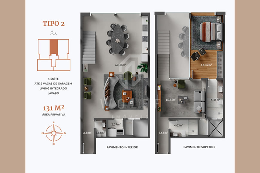 JD1059 - Apartamento com Ótima Localização - Frente Mar
