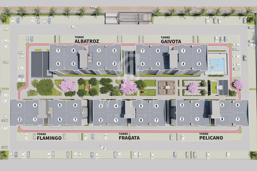 JD1146 - Sky Ville - Apartamentos com ótimo Custo x Benefício