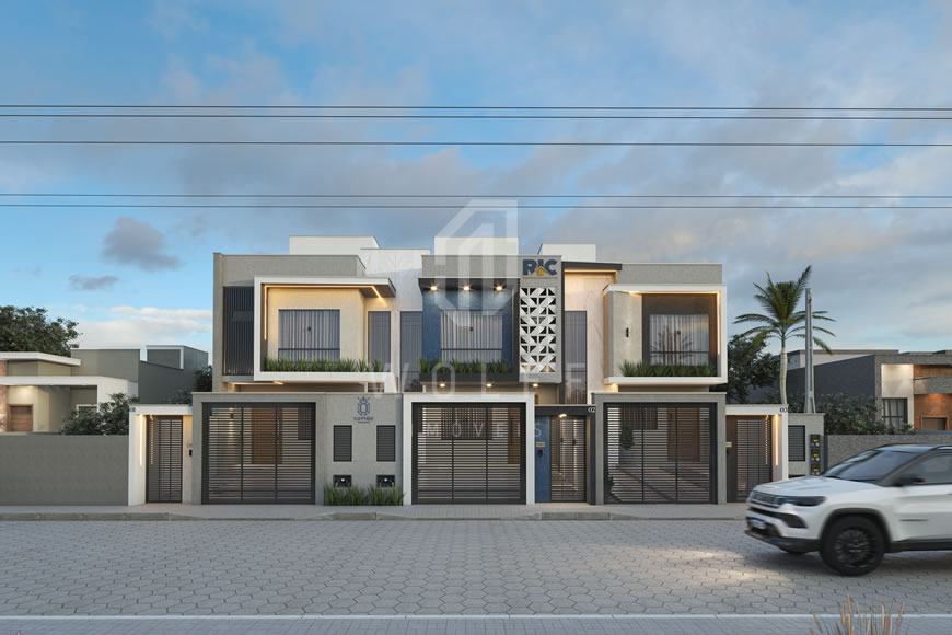 JD1152 - Sobrado Geminado com Ótimo Padrão de Acabamento