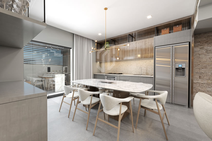 JD1152 - Sobrado Geminado com Ótimo Padrão de Acabamento