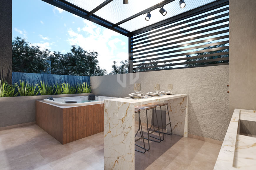 JD1152 - Sobrado Geminado com Ótimo Padrão de Acabamento