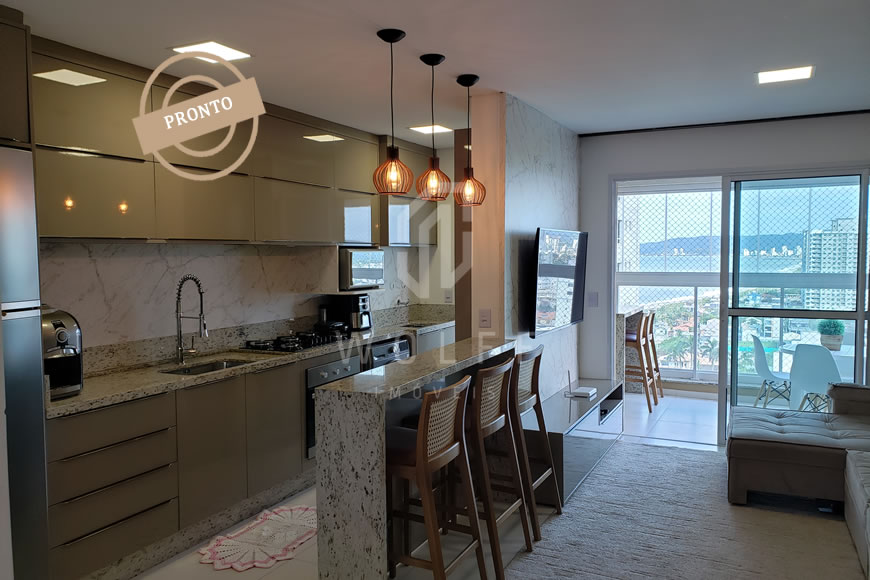 JD1163 - Venice - Apartamento Mobiliado a 50m da Praia