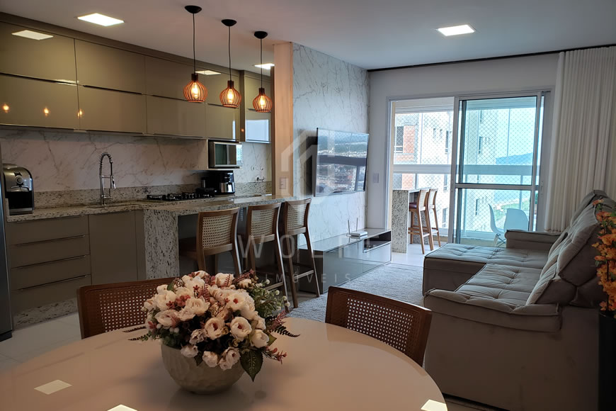 JD1163 - Venice - Apartamento Mobiliado a 50m da Praia