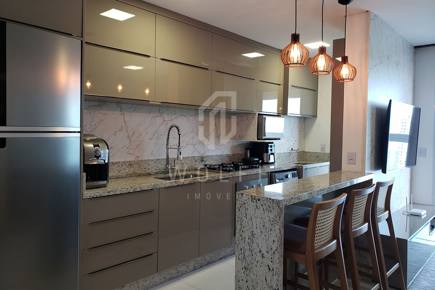 JD1163 - Venice - Apartamento Mobiliado a 50m da Praia