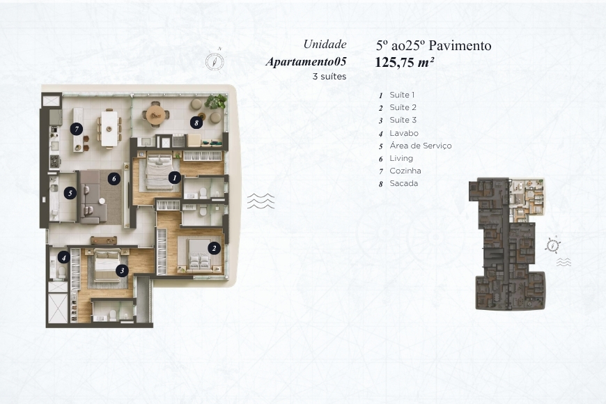 JD1178 - Apartamentos com um Projeto Sensacional no Centro