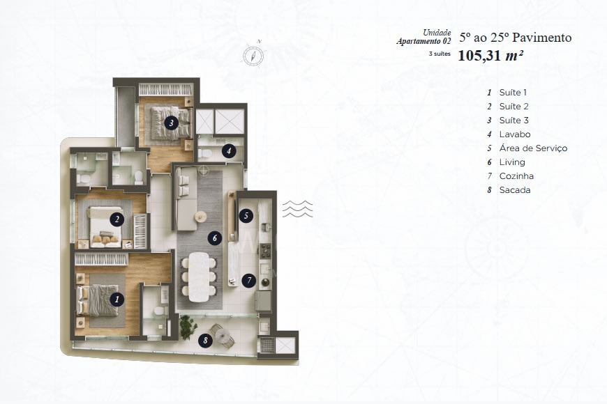 JD1178 - NAUT - Apartamentos com um Projeto Sensacional no Centro