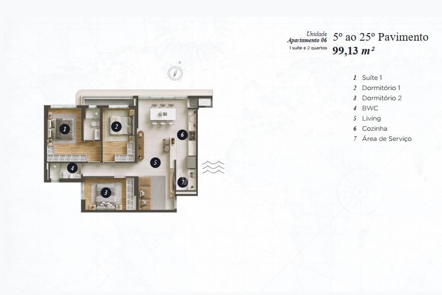 JD1178 - NAUT - Apartamentos com um Projeto Sensacional no Centro