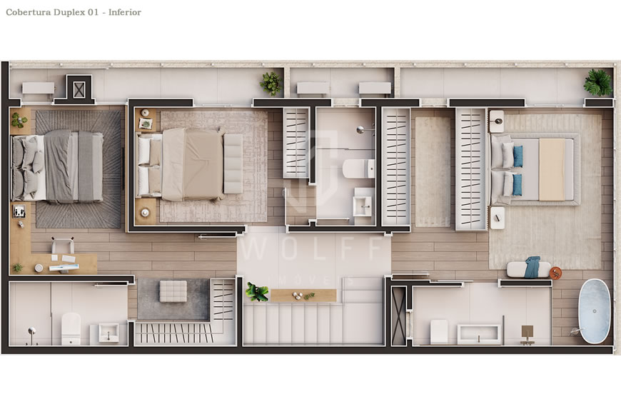 JD1181 - Golden Beach - Apartamentos a 200 metros da Praia 