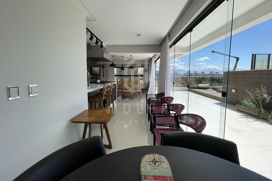 JD1192 - Cobertura Duplex Mobiliada Pé na Areia