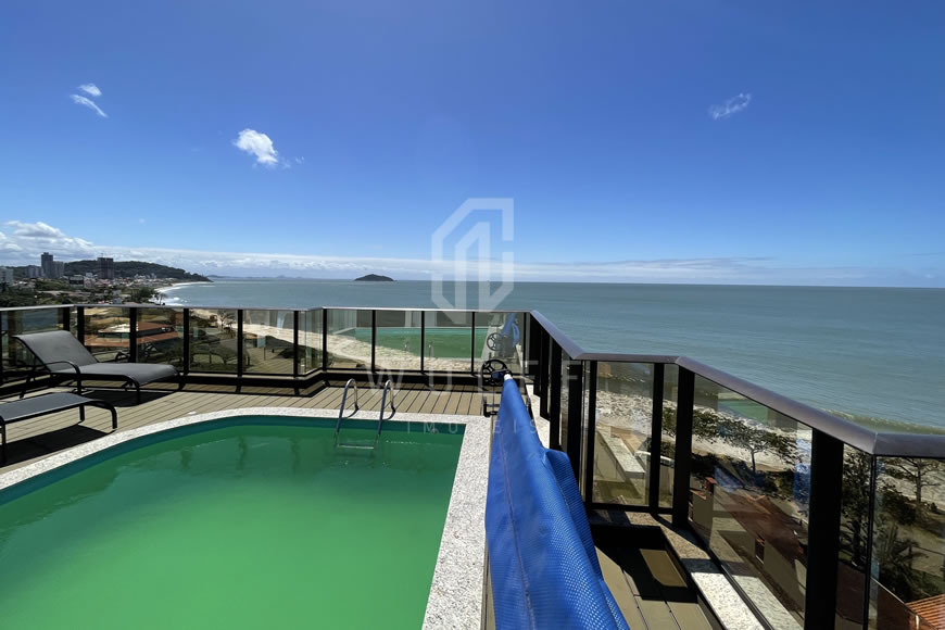 JD1192 - Cobertura Duplex Mobiliada Pé na Areia