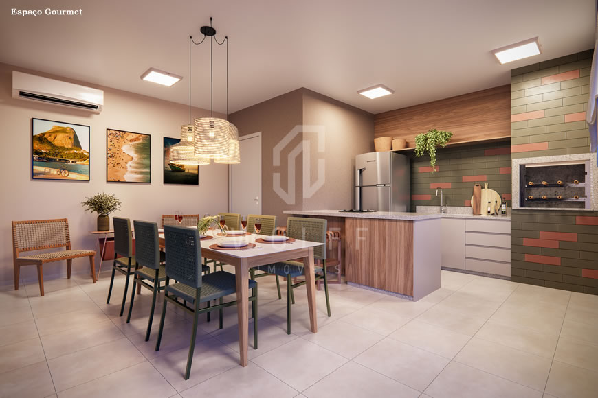 JD1198 - Apartamentos em Home Club Completo