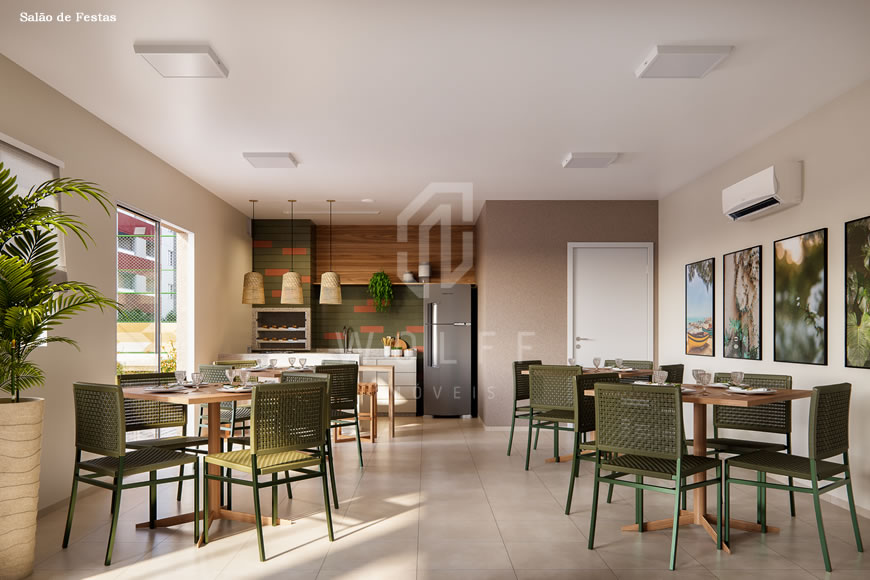 JD1198 - Apartamentos em Home Club Completo