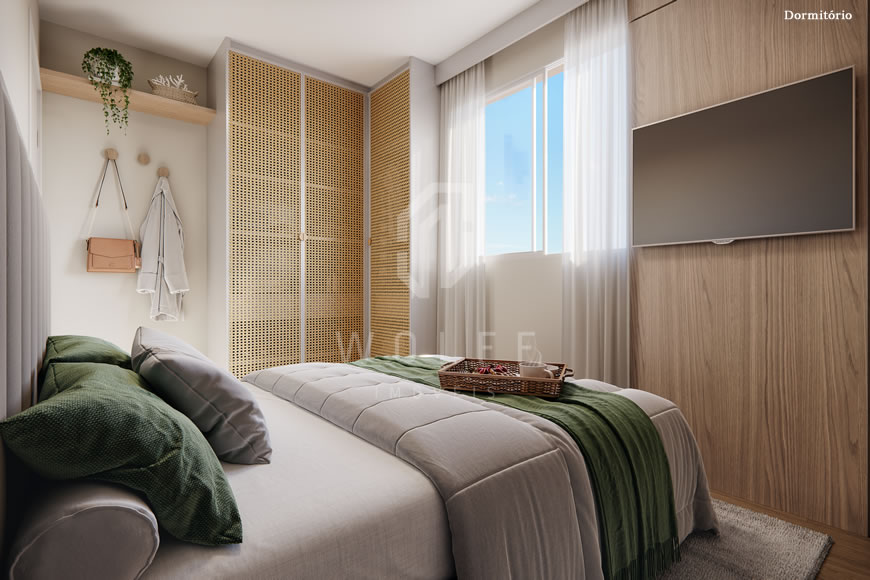 JD1198 - Apartamentos em Home Club Completo