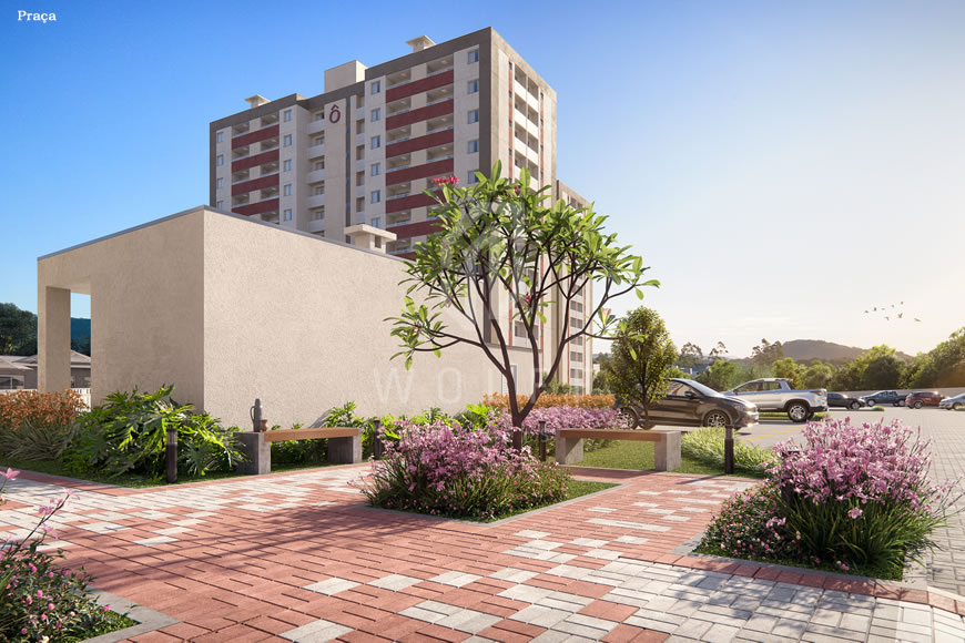 JD1198 - Apartamentos em Home Club Completo