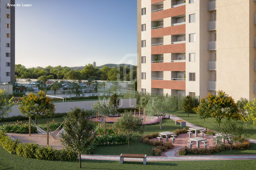 JD1198 - Apartamentos em Home Club Completo