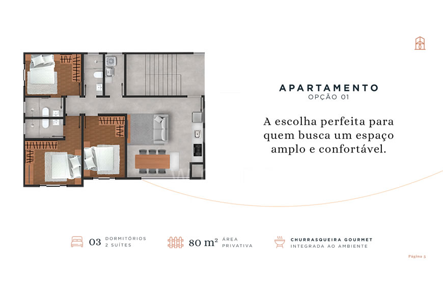 JD1211 - Residencial_Danielly_Apartamentos a apenas 200m da Praia