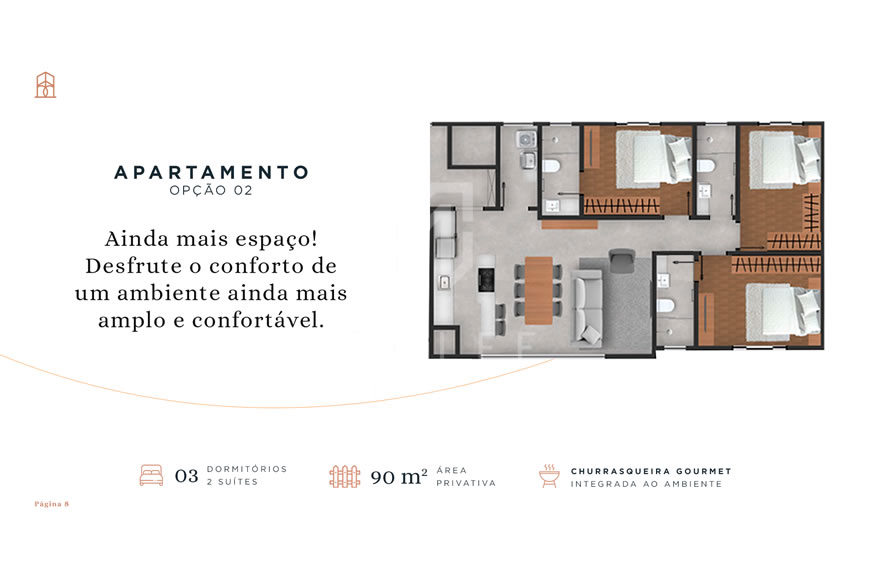 JD1211 - Residencial_Danielly_Apartamentos a apenas 200m da Praia