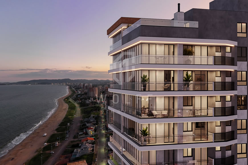 JD1222 - Apartamentos Modernos com Vista Permanente para o Mar