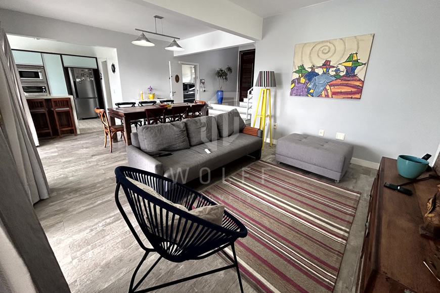 JD1242 - Sobrado Semi-mobiliado com Linda Vista Mar