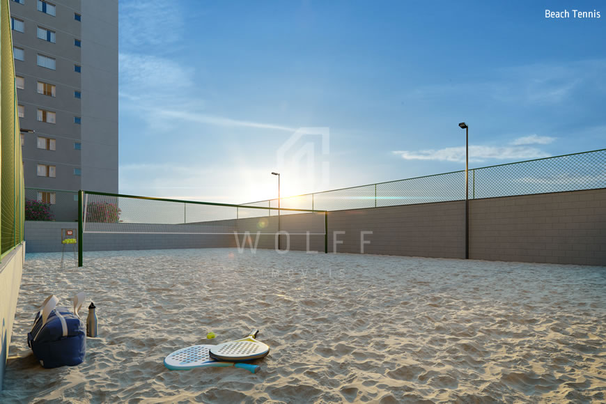 JD1252 - Ibiza Beach Club - Apartamento com 02 dormitórios