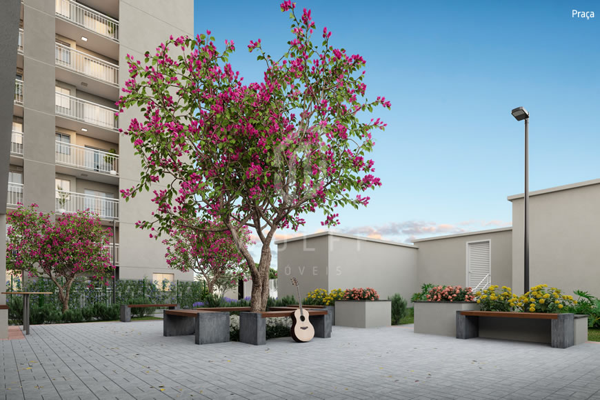 JD1252 - Ibiza Beach Club - Apartamento com 02 dormitórios