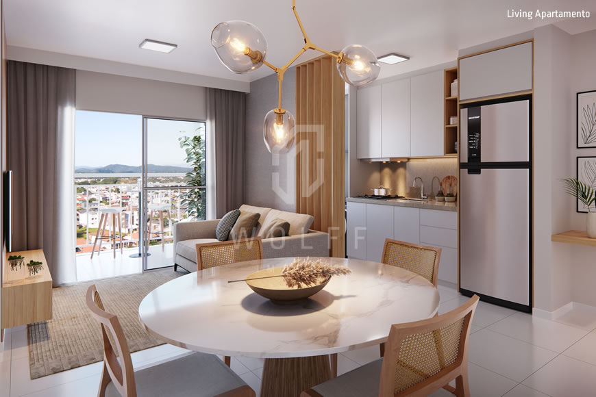 JD1252 - Ibiza Beach Club - Apartamento com 02 dormitórios