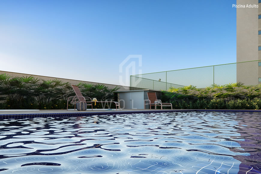 JD1252 - Ibiza Beach Club - Apartamento com 02 dormitórios