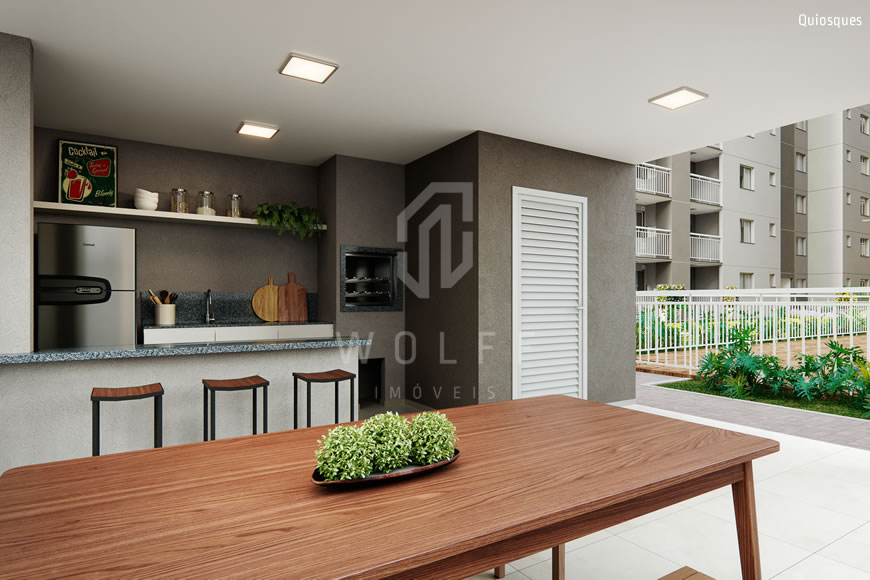 JD1252 - Ibiza Beach Club - Apartamento com 02 dormitórios