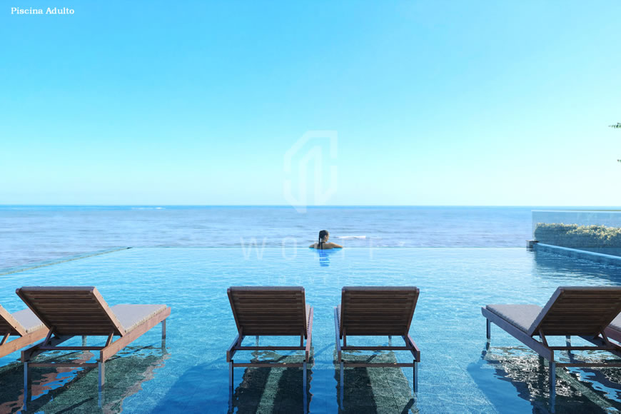 JD1254 - Apartamentos Frente Mar no Tabuleiro