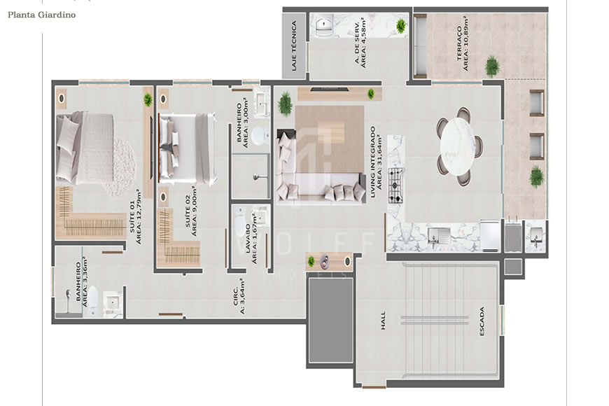 JD1255 - Apartamentos Exclusivos a apenas 200m do Mar